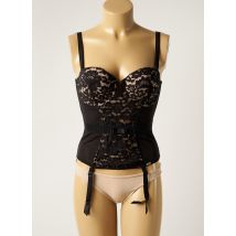 ROSY - Guêpière/Porte-jarretelle noir en polyamide - Femme - Taille 90C - Modz