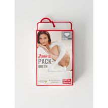 JANIRA - Shorty blanc en coton pour femme - Taille 46 - Modz