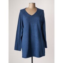 CISO - Pull tunique bleu en viscose - Femme - Taille 44 - Modz