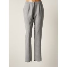 GRIFFON - Pantalon droit gris en polyester - Femme - Taille 54 - Modz