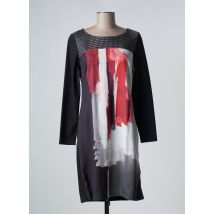 PAUSE CAFE - Robe mi-longue noir en viscose - Femme - Taille 40 - Modz