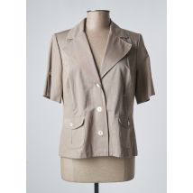 FRANCOISE F - Veste casual beige en coton - Femme - Taille 46 - Modz