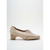 OMBELLE - Mocassins beige en cuir pour femme - Taille 40 - Modz