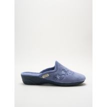 LA MAISON DE L'ESPADRILLE - Chaussons/Pantoufles bleu en textile pour femme - Taille 39 - Modz