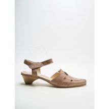 GEO-REINO - Sandales/Nu pieds marron en cuir pour femme - Taille 40 - Modz