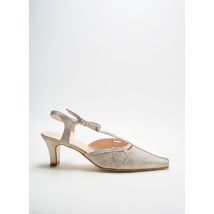 ARTIKA SOFT - Sandales/Nu pieds beige en cuir pour femme - Taille 39 1/2 - Modz