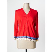 POUPEE CHIC - Chemisier rouge en viscose - Femme - Taille 38 - Modz