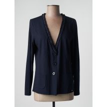 LUCIA - Gilet manches longues bleu en viscose - Femme - Taille 40 - Modz