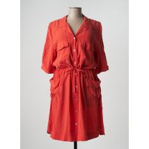 EVA KAYAN - Robe mi-longue orange en cuppro pour femme - Taille 44 - Modz