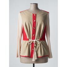POUPEE CHIC - Veste casual beige en viscose - Femme - Taille 44 - Modz