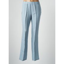 D.SPORT - Pantalon droit bleu en lin - Femme - Taille 42 - Modz