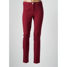 BASLER - Pantalon slim rouge en coton - Femme - Taille 36 - Modz