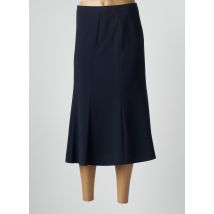 BASLER - Jupe mi-longue bleu en acetate - Femme - Taille 38 - Modz
