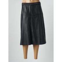 COMMA - Jupe mi-longue noir en polyurethane - Femme - Taille 40 - Modz