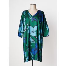 POISSONS BLANCS - Robe mi-longue vert en viscose - Femme - Taille 40 - Modz