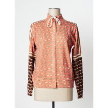 JEI'S BY LETIZIA DENARO - Gilet manches longues orange en merinos - Femme - Taille 36 - Modz