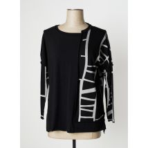 OZAI N KU - T-shirt noir en viscose - Femme - Taille 36 - Modz