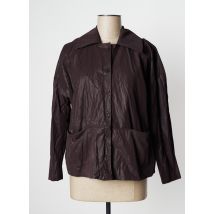 OZAI N KU - Veste casual marron en polyurethane - Femme - Taille 42 - Modz