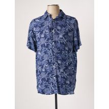 DEELUXE - Chemise manches courtes bleu en viscose - Homme - Taille M - Modz