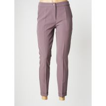 YES.ZEE - Pantalon 7/8 violet en polyester - Femme - Taille 38 - Modz