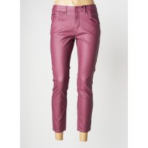 BROADWAY - Pantalon 7/8 violet en coton - Femme - Taille 44 - Modz
