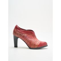 LAURA VITA - Bottines/Boots rouge en cuir pour femme - Taille 36 - Modz