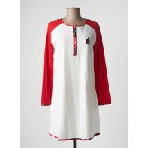 MASSANA - Chemise de nuit blanc en coton pour femme - Taille 38 - Modz