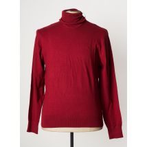 VERTIGO - Pull col roulé rouge en coton pour homme - Taille L - Modz