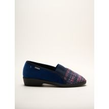 FARGEOT - Chaussons/Pantoufles bleu en textile - Femme - Taille 36 - Modz