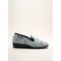 LA VAGUE - Chaussons/Pantoufles bleu en textile pour femme - Taille 40 - Modz