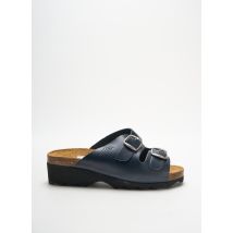 ARTIKA SOFT - Mules/Sabots bleu en cuir pour femme - Taille 34 - Modz