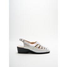 ARTIKA SOFT - Sandales/Nu pieds blanc en cuir pour femme - Taille 36 - Modz