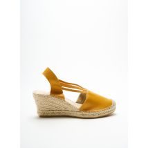 REBELLES - Espadrilles jaune en cuir - Femme - Taille 40 - Modz