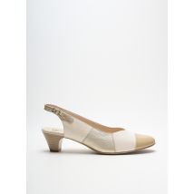 OMBELLE - Sandales/Nu pieds beige en cuir pour femme - Taille 42 - Modz