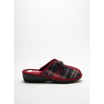 FARGEOT - Chaussons/Pantoufles rouge en textile pour femme - Taille 42 - Modz