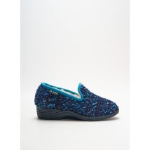 LA VAGUE - Chaussons/Pantoufles bleu en textile - Femme - Taille 36 - Modz