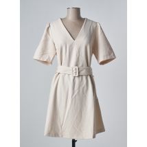 MOLLY BRACKEN - Robe courte beige en polyester - Femme - Taille 42 - Modz