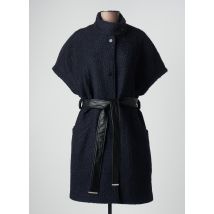 MORGAN - Manteau long bleu en laine pour femme - Taille 40 - Modz