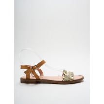 ACEBOS - Sandales/Nu pieds beige en cuir - Femme - Taille 38 - Modz