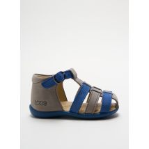 MOD8 - Sandales/Nu pieds bleu en cuir - Garçon - Taille 18 - Modz