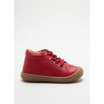 BELLAMY - Bottillons rouge en cuir - Enfant - Taille 19 - Modz
