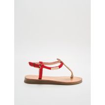 LES TROPEZIENNES PAR M.BELARBI - Tongs rouge en cuir - Fille - Taille 30 - Modz
