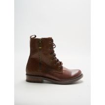 BELLAMY - Bottines/Boots marron en cuir pour fille - Taille 33 - Modz