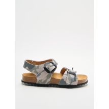 DKR - Sandales/Nu pieds gris en cuir - Garçon - Taille 26 - Modz