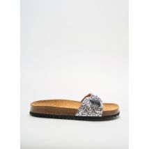 EMMA - Mules/Sabots gris en textile - Fille - Taille 27 - Modz