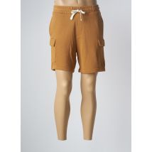 CELIO - Bermuda marron en coton pour homme - Taille 40 - Modz