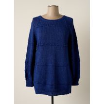 MONTAGUT - Pull tunique bleu en viscose pour femme - Taille 38 - Modz