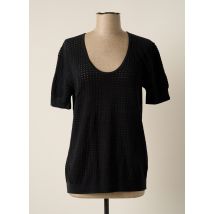 MONTAGUT - Pull noir en coton - Femme - Taille 40 - Modz