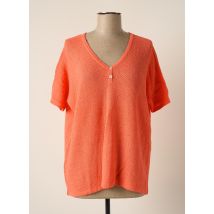 POLES - Pull orange en viscose pour femme - Taille 38 - Modz