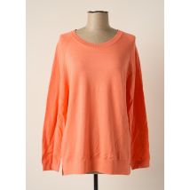 MONTAGUT - Pull tunique orange en coton - Femme - Taille 38 - Modz